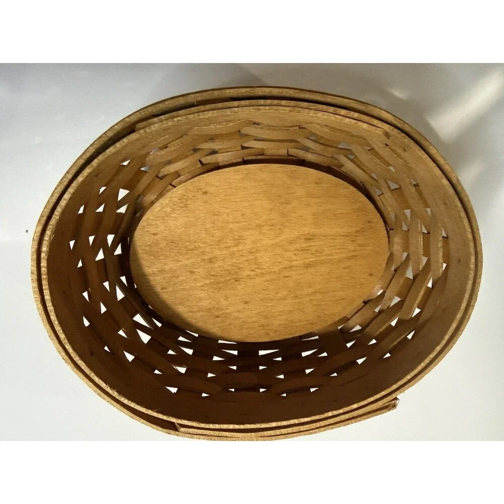 Vintage Longaberger Horizon of Hope Basket w/ Protector, Liner, Lid and Tie On